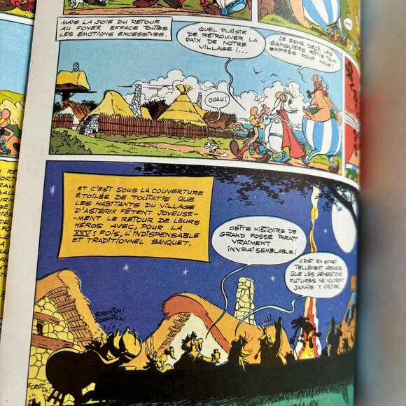 1980 Le grande fosse. Vintage 1980s French Asterix comic book - Picture 2 of 7